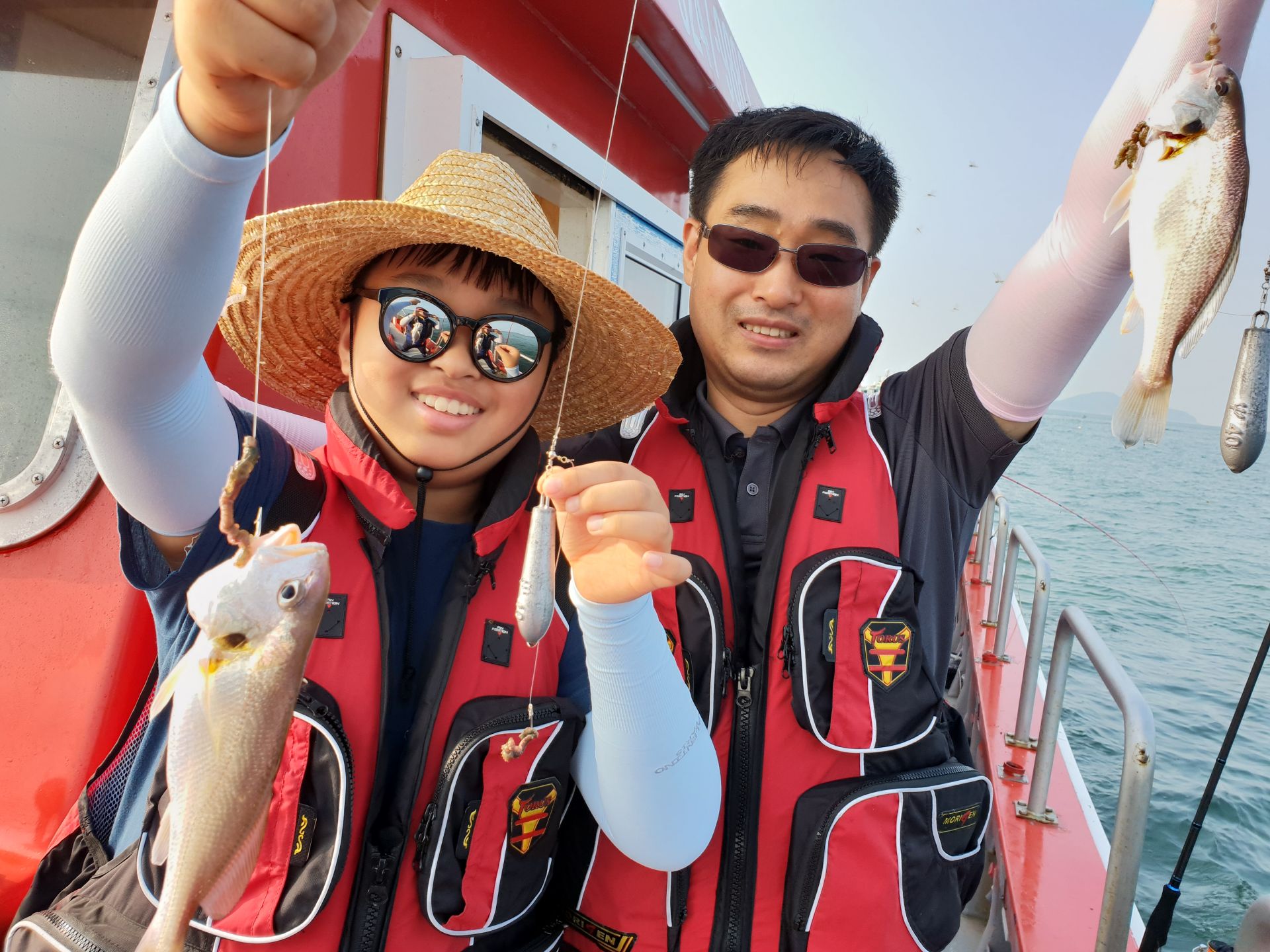 8월11일 천북 회변항 조나단호 백조기 조황