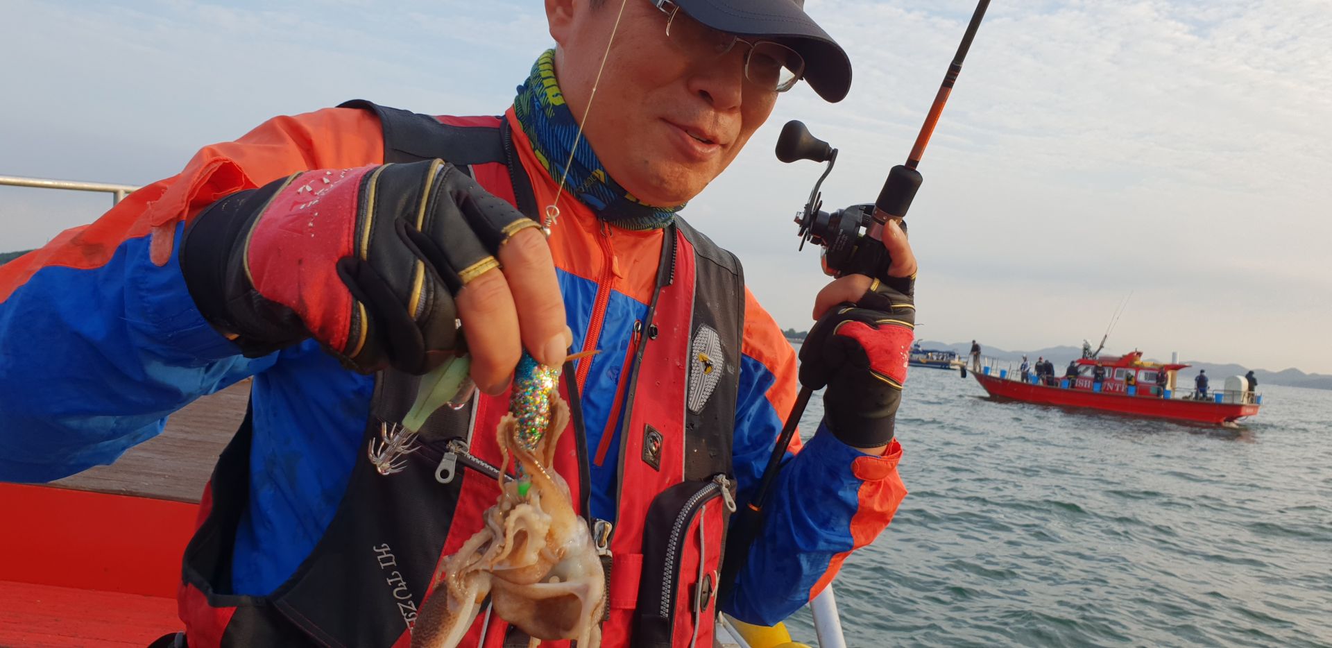 9월 6일 천북 회변항 조나단호 쭈꾸미 조황