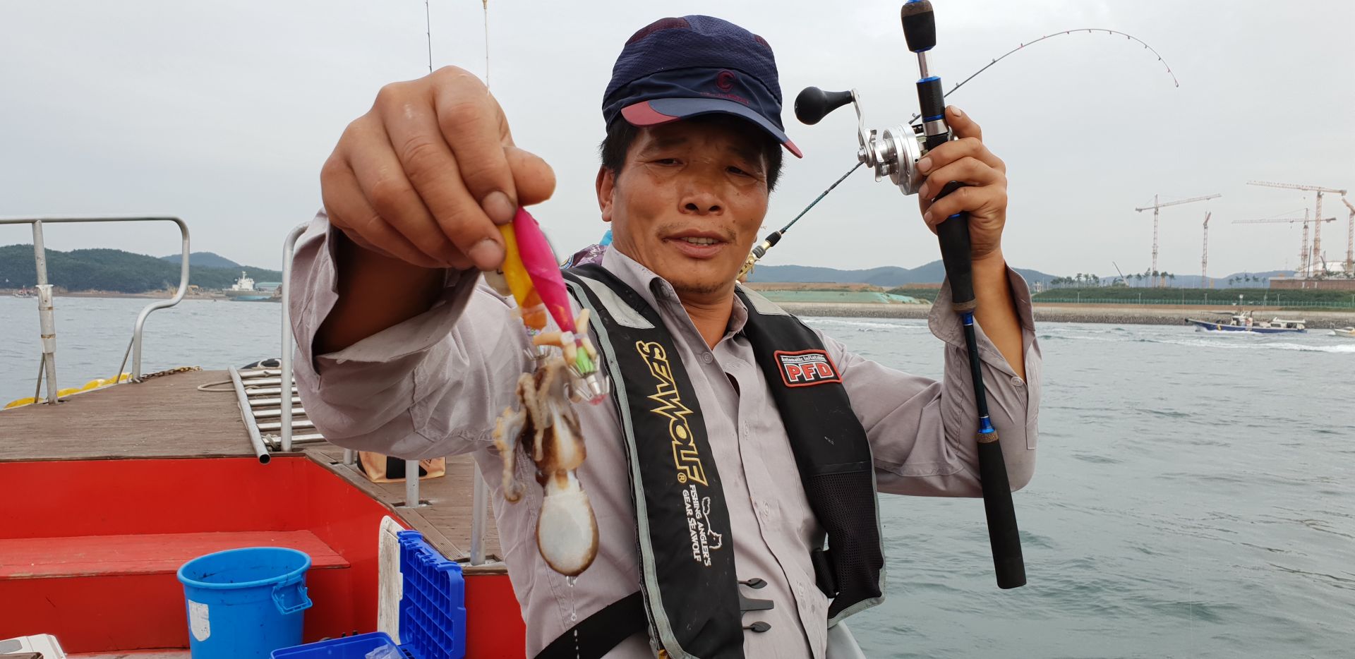 9월 19~20일 천북 회변항 조나단호 쭈꾸미 조황