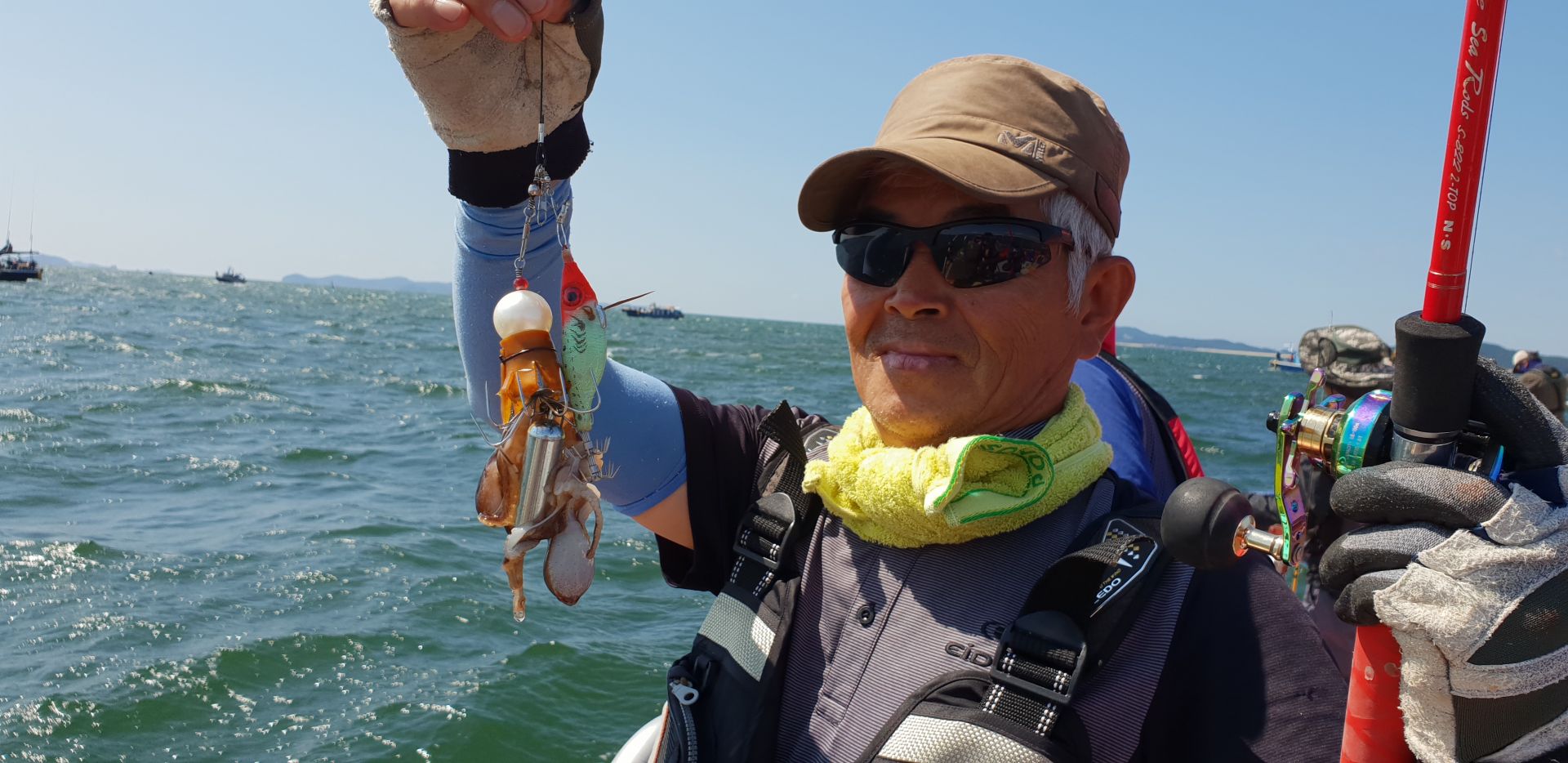 9월 4일 천북 회변항 조나단호 쭈꾸미 조황