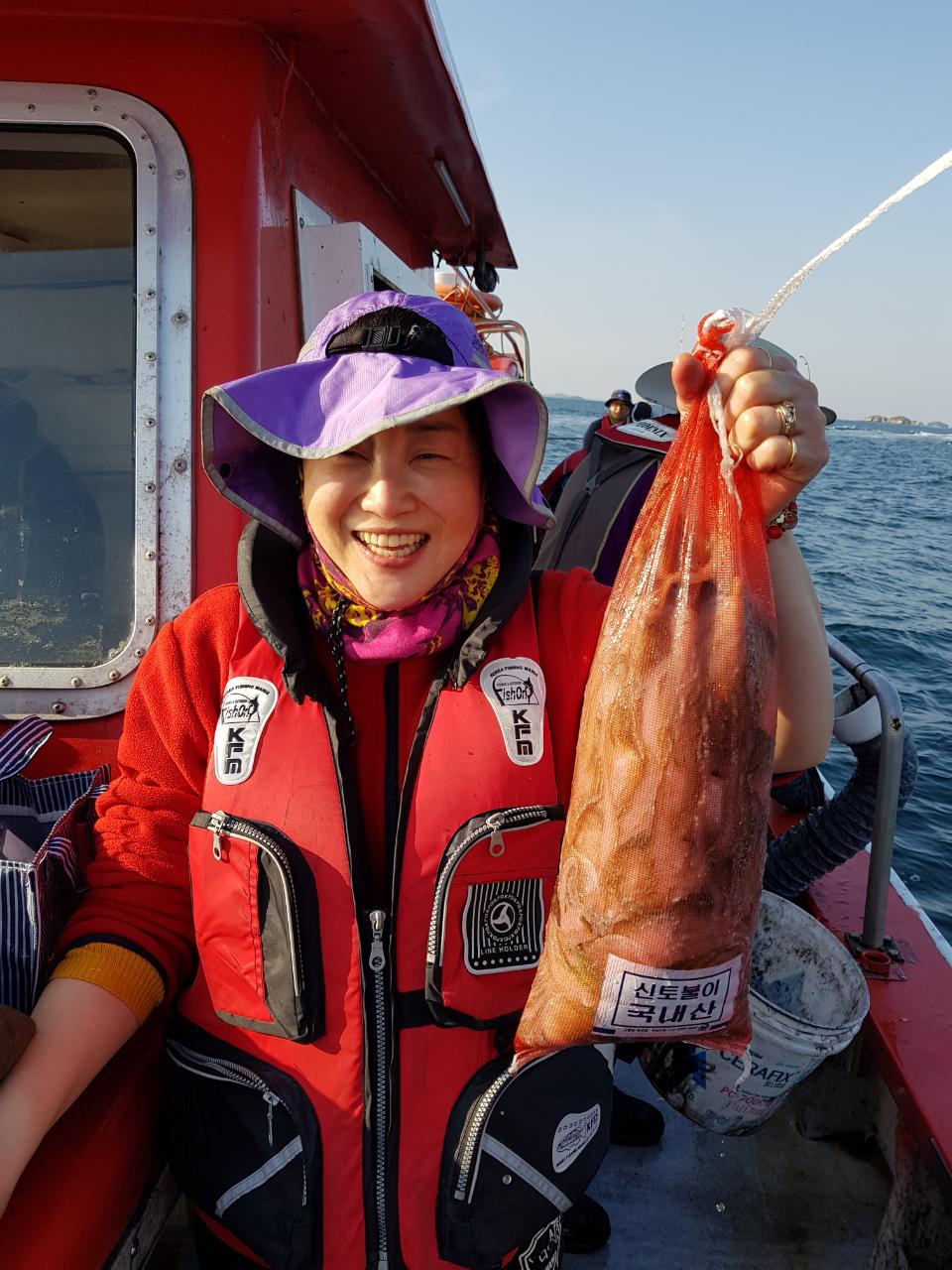 10월 21일 천북 회변항 조나단호 쭈꾸미,갑오징어 조황