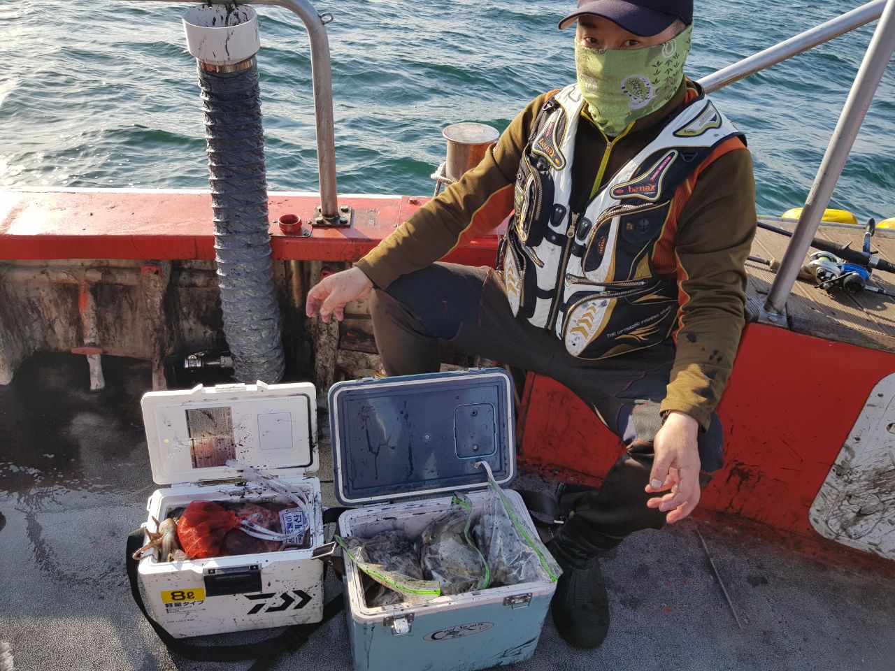 10월 19~20일 천북 회변항 조나단호 쭈꾸미,갑오징어 조황