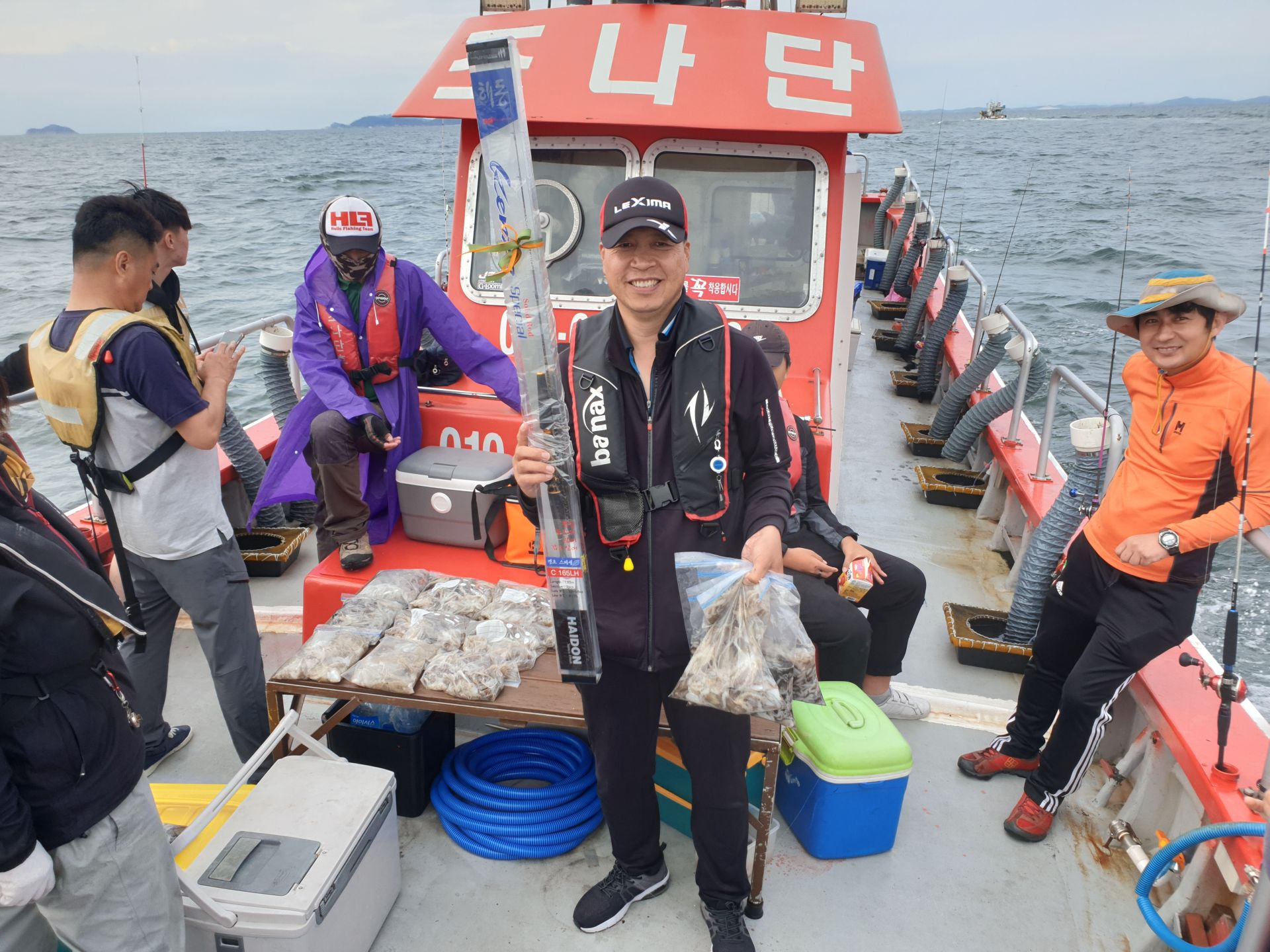 9월 12일 천북 회변항 조나단호 갑오징어,쭈꾸미 조황