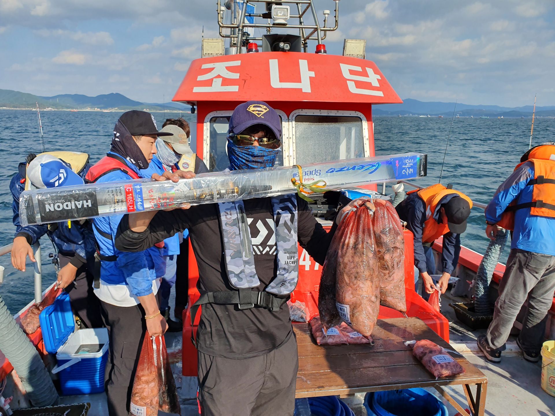 9월 23일 천북 회변항 조나단호 쭈꾸미,갑오징어 조황