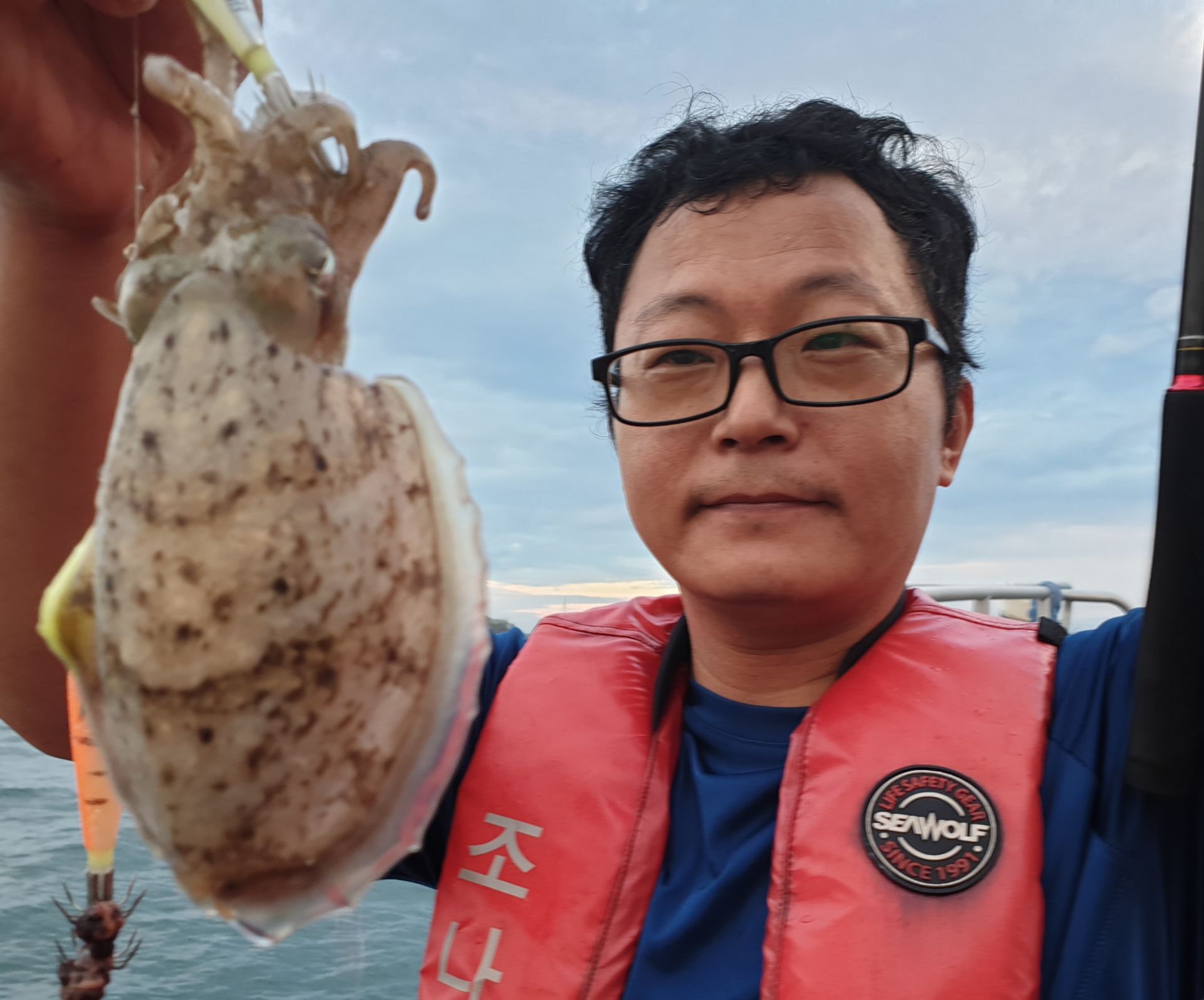 9월 5일 천북 회변항 조나단호 쭈꾸미,갑오징어 조황