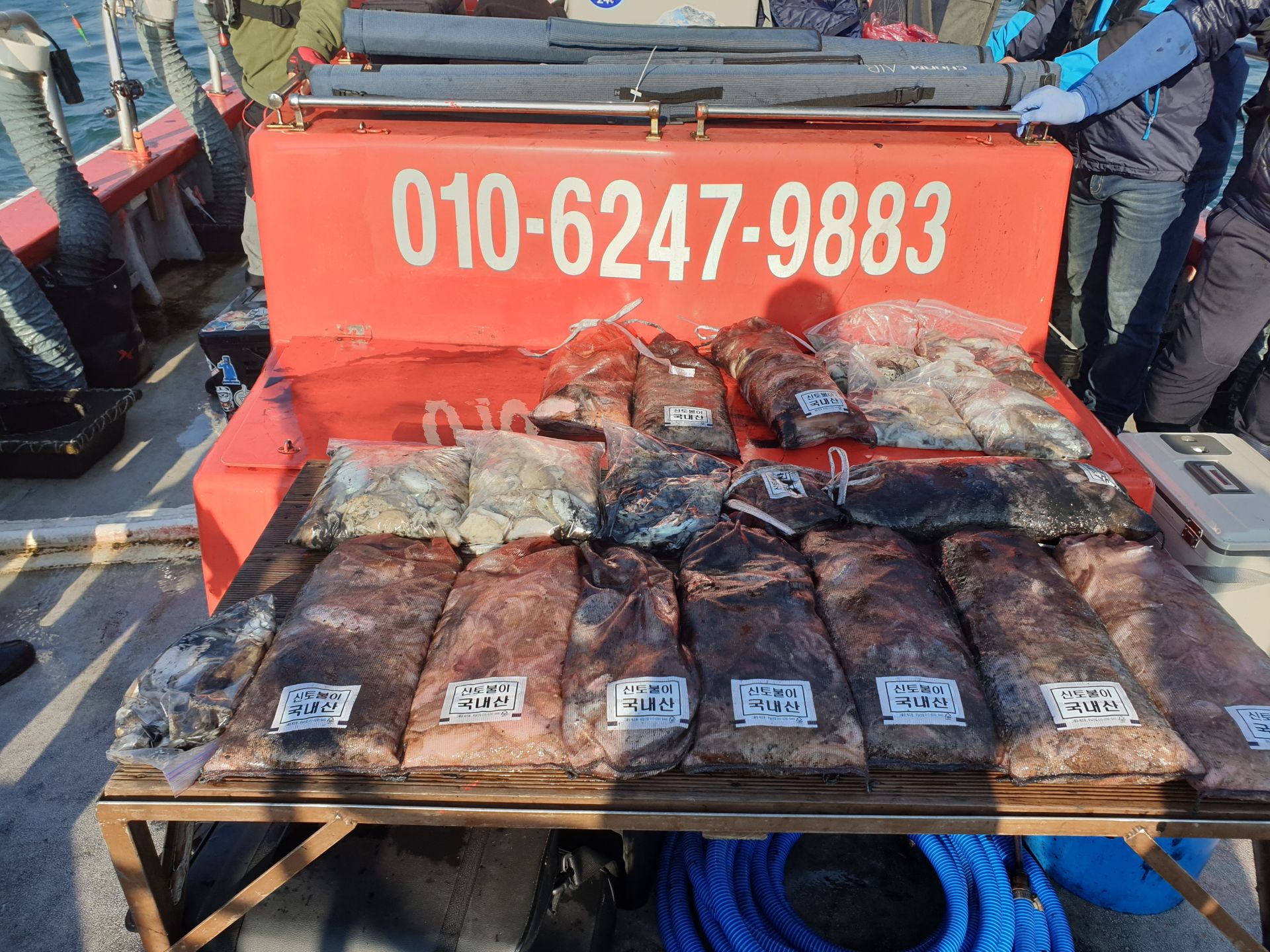 10월 19일 천북 회변항 조나단호 쭈꾸미,갑오징어 조황